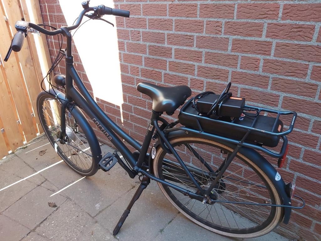 Elektrische Cortina Damesfiets - Comfortabel & Stijlvol, Ophalen, Gebruikt, Cortina, 51 tot 55 cm