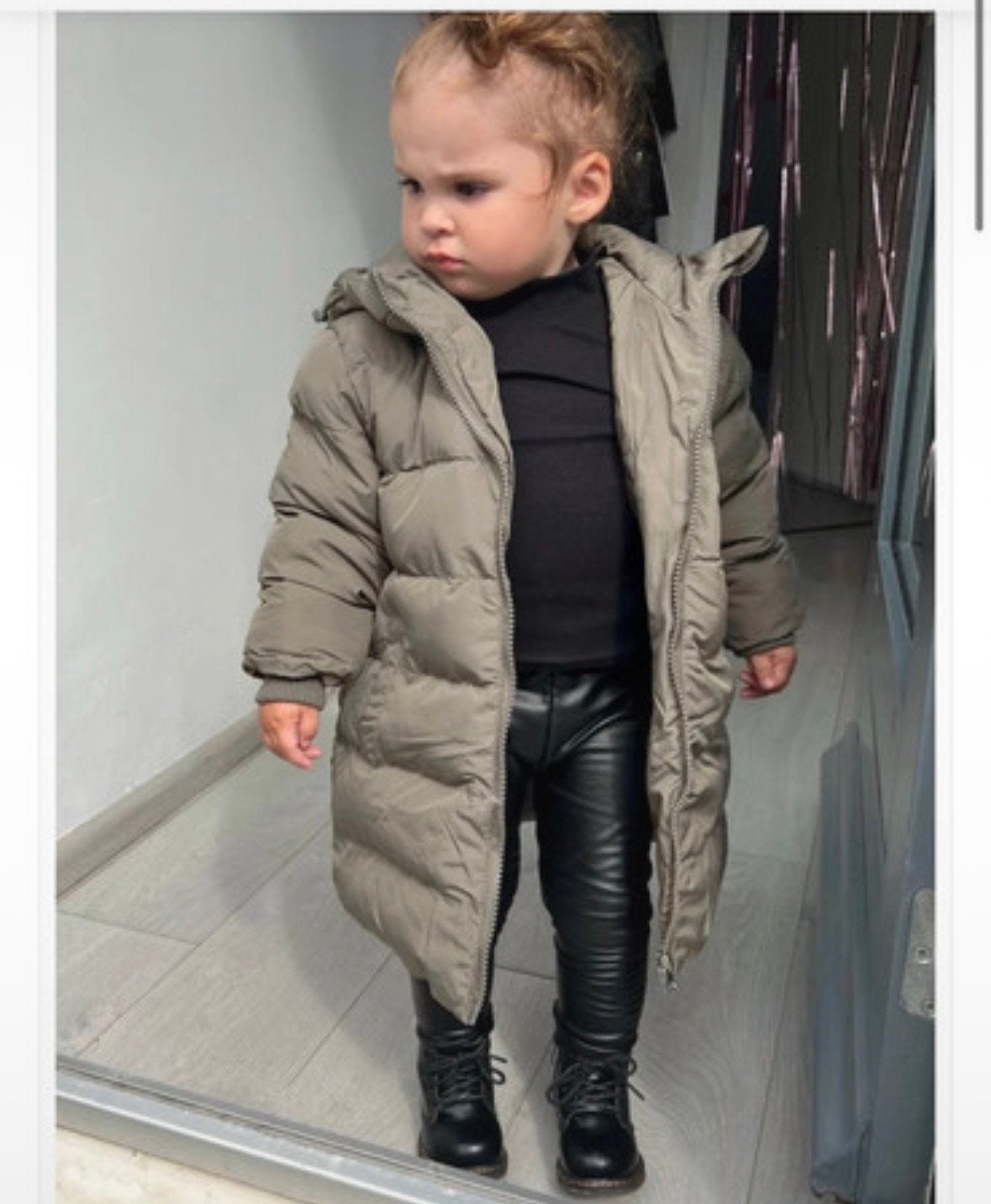 Winterjas meisjes maat 86/92, Kinderen en Baby's, Babykleding | Maat 86, Ophalen, Nieuw, Meisje