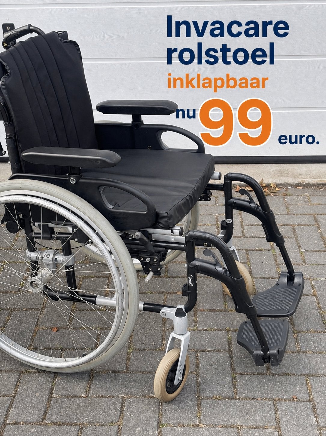 Rolstoel van Incacare inklapbaar nu €99, Invacare, Gebruikt, Meer info ☎️0️⃣6️⃣➖2️⃣0️⃣9️⃣0️⃣1️⃣0️⃣4️⃣0️⃣, Nederland