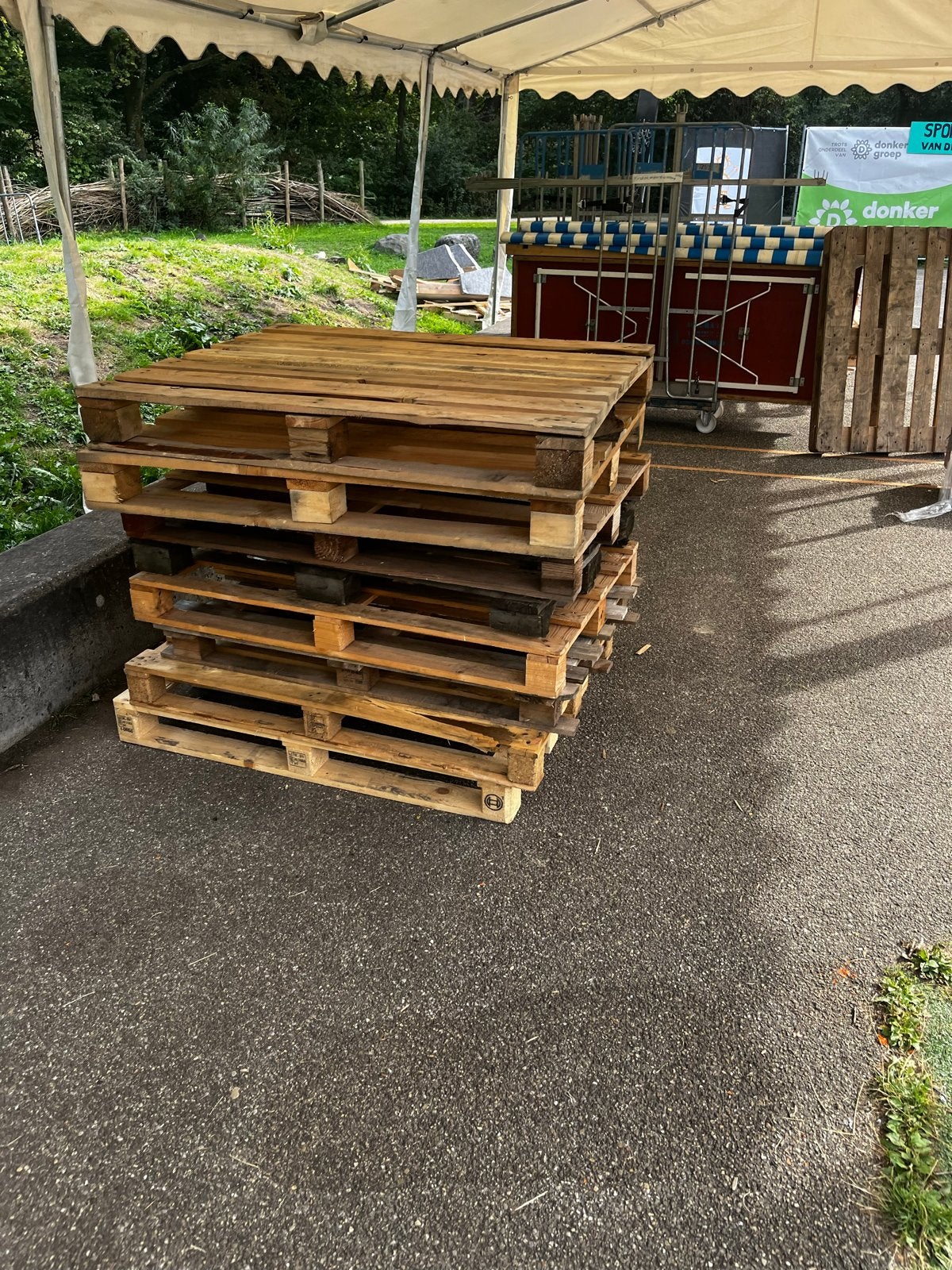 Houten Pallets - gratis moet snel weg, Ophalen of Verzenden, Gebruikt