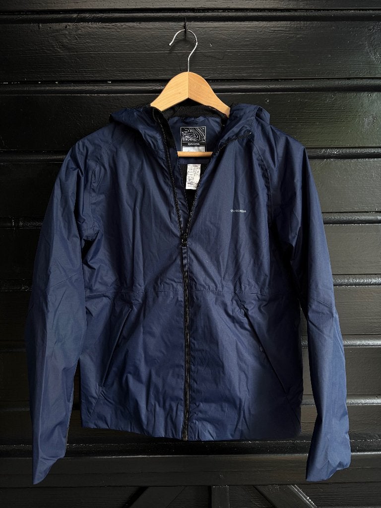 Quechua Regenjas Decathlon - Blauw - Maat 170, Verzenden, Zo goed als nieuw, Maat 170