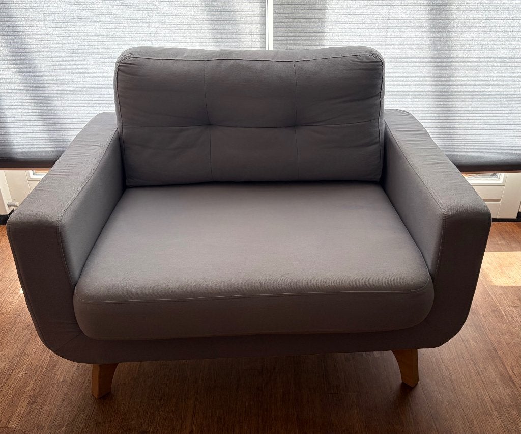 Loveseat lila, Ophalen, Gebruikt, 75 tot 100 cm, 100 tot 125 cm