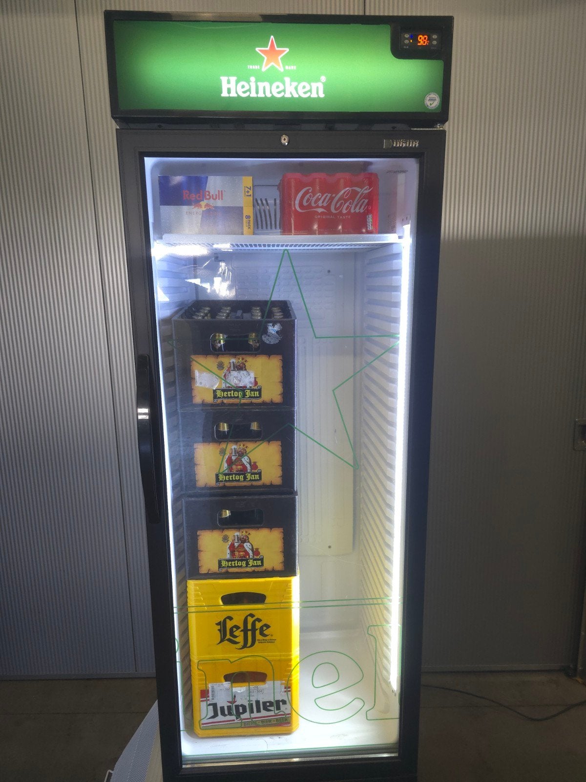 Grote koeling te huur., Witgoed en Apparatuur, Koelkasten en IJskasten, Ophalen, Zonder vriesvak, 200 liter of meer, 60 cm of meer