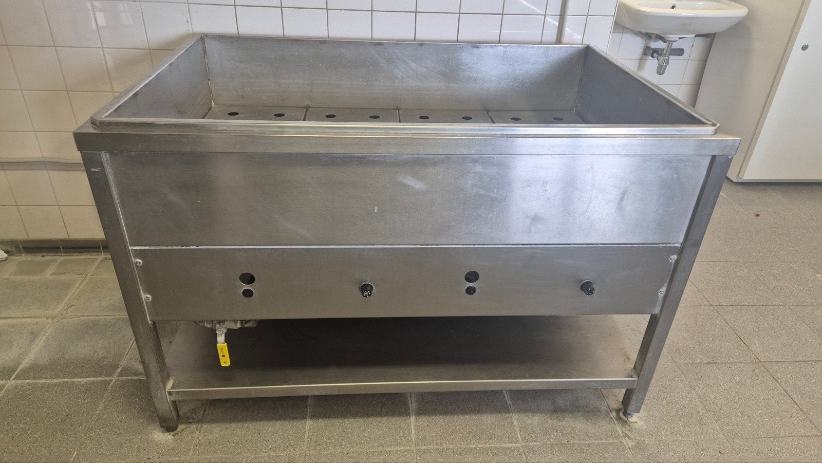 RVS Bain-marie / Au bain-marie voor horeca, Ophalen, Gebruikt, Fornuis, Frituur en Grillen