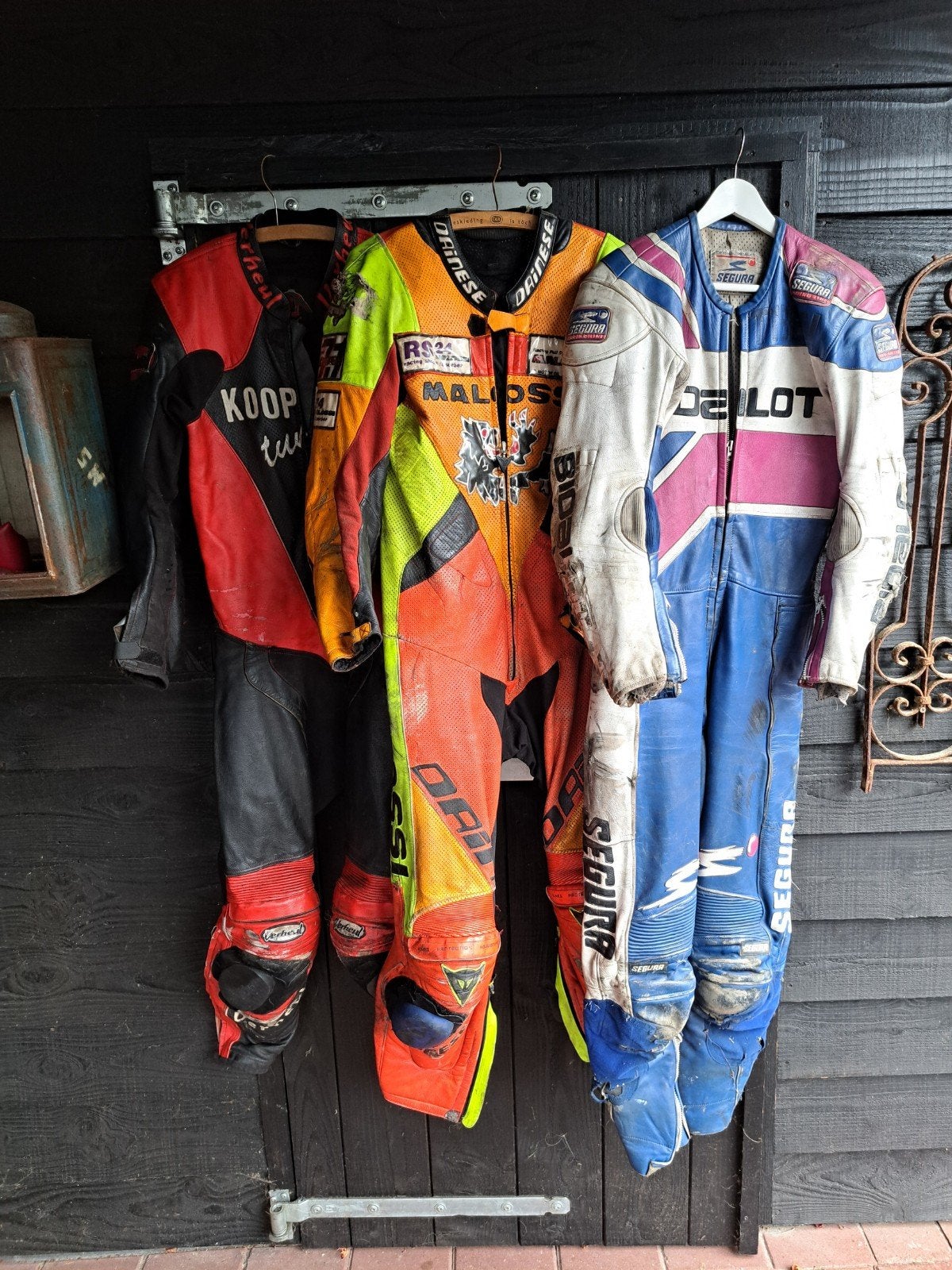 3 Gebruikte race overalls., Ophalen, Tweedehands