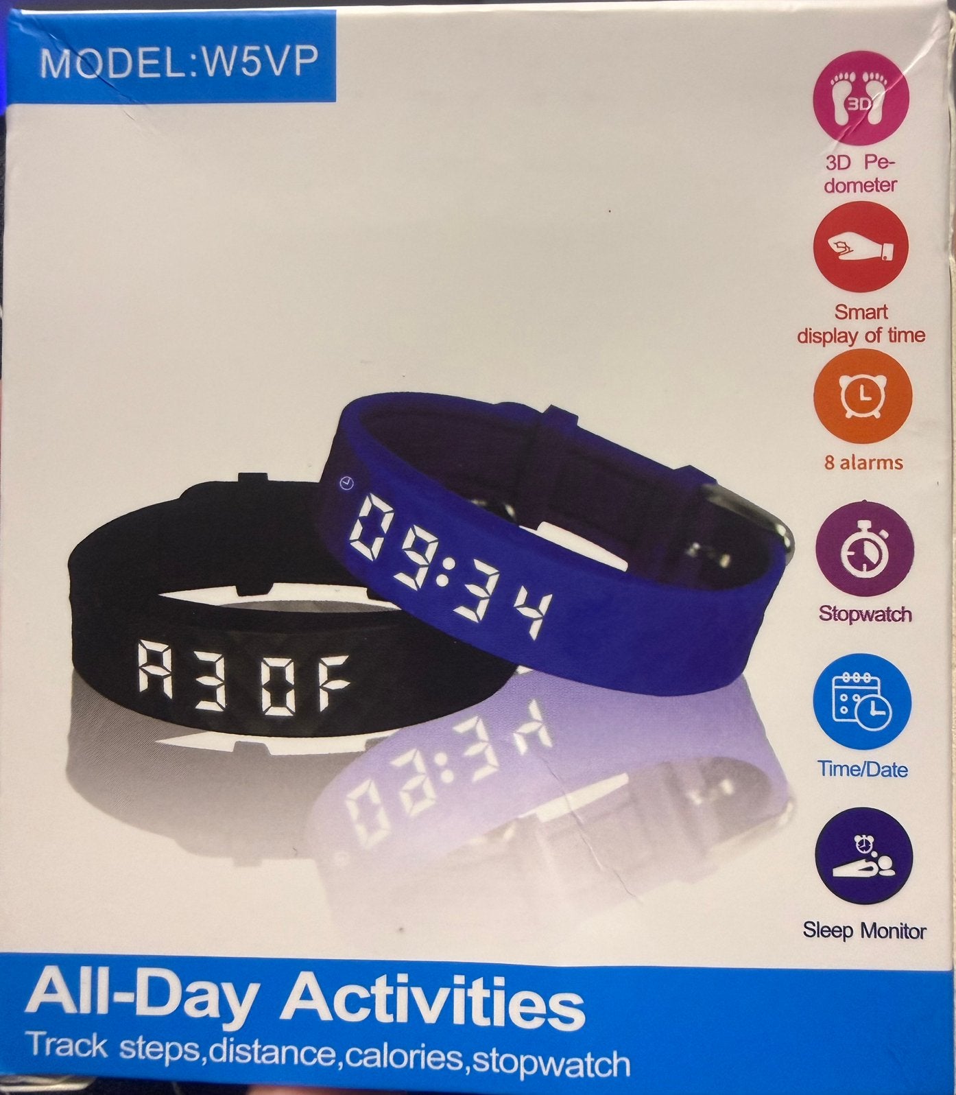 Smart Activity Wristband Trilwekker Nieuw in Verpakking, Witgoed en Apparatuur, Wekkers, Ophalen of Verzenden, Nieuw, Digitaal