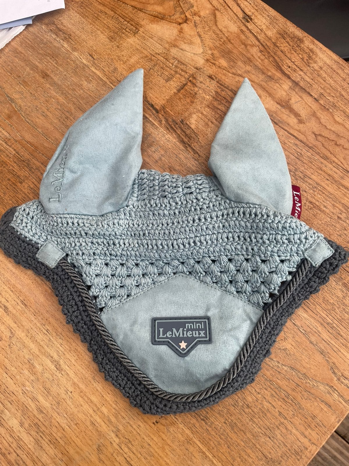 Lichtblauw pony oornetje van lemieux, Oornetje, LeMieux, Zo goed als nieuw, Ophalen of Verzenden