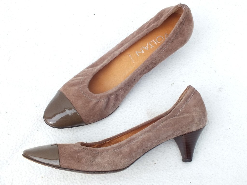 Mooie bruine pumps. Mt 39.5 Merk Voltan, Pumps, Bruin, ., Ophalen of Verzenden