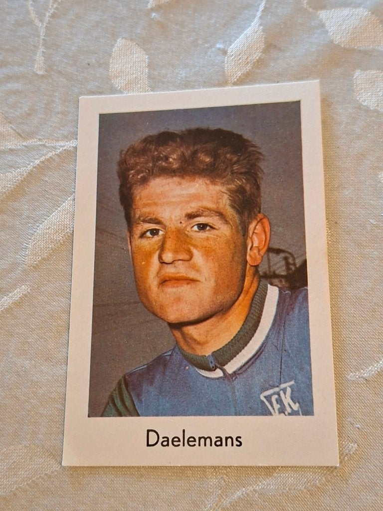 Prentje/Chromo : Tony Daelemans / wielrennen, Verzenden, Zo goed als nieuw, Overige sporten, Poster, Plaatje of Sticker