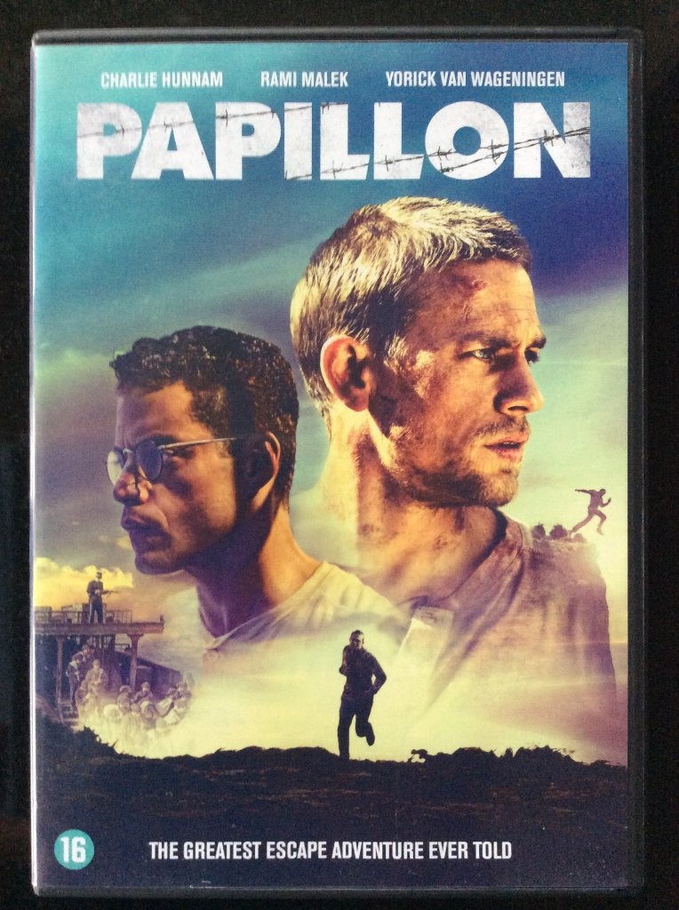 Papillon DVD, Vanaf 16 jaar, Ophalen of Verzenden, Zo goed als nieuw, Overige genres
