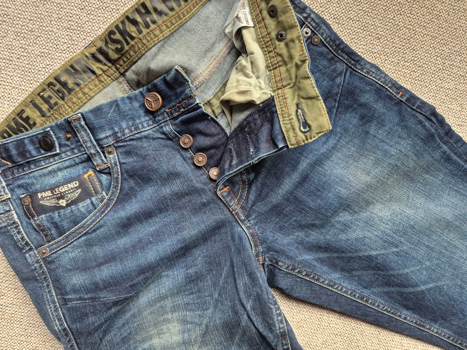 Pme Legend Pall Mall jeans spijkerbroek Skyhawk Maat 29/32, Blauw, ., W32 (confectie 46) of kleiner, Ophalen of Verzenden