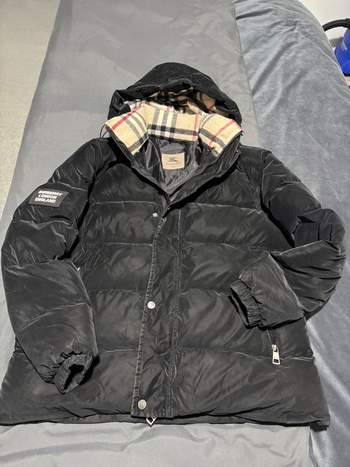 Burberry jas, Ophalen of Verzenden, Zo goed als nieuw, Zwart