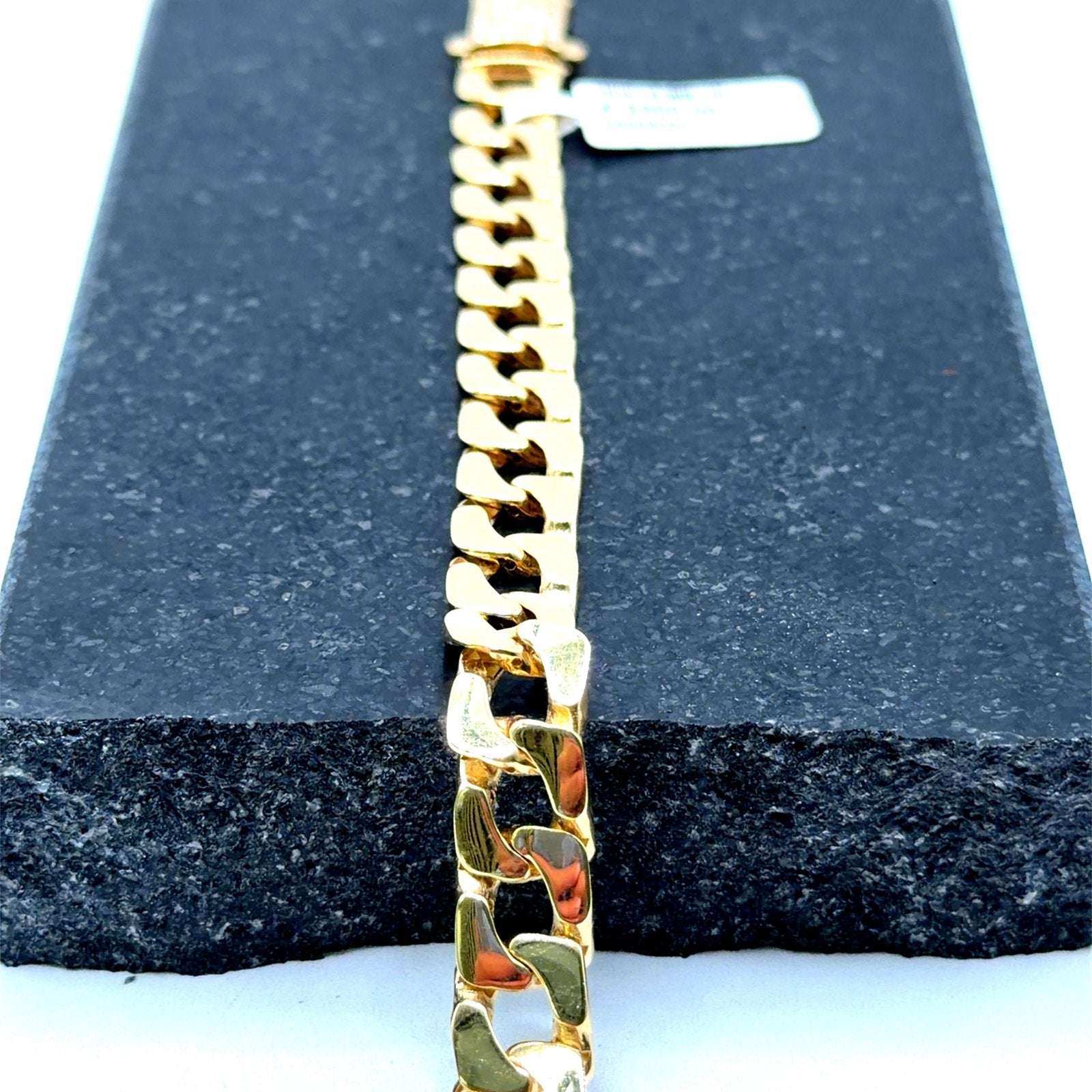 Gouden coban link armband 14karaats