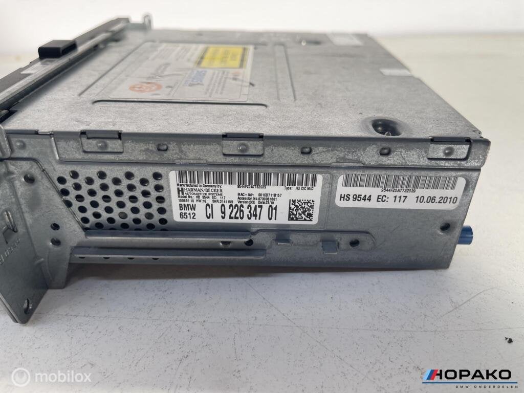 Radio CIC BMW E90 E91 E92 E93 | 65129226347, Gebruikt, Einsteinlaan 5 rijswijk, Bmw, Ophalen of Verzenden