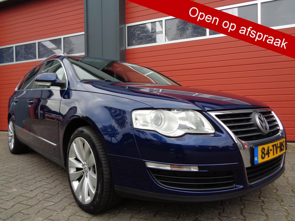 Volkswagen Passat Variant 2.0 FSI Highline Business 150PK Cl, Voorwielaandrijving, Gebruikt, 4 cilinders, Blauw