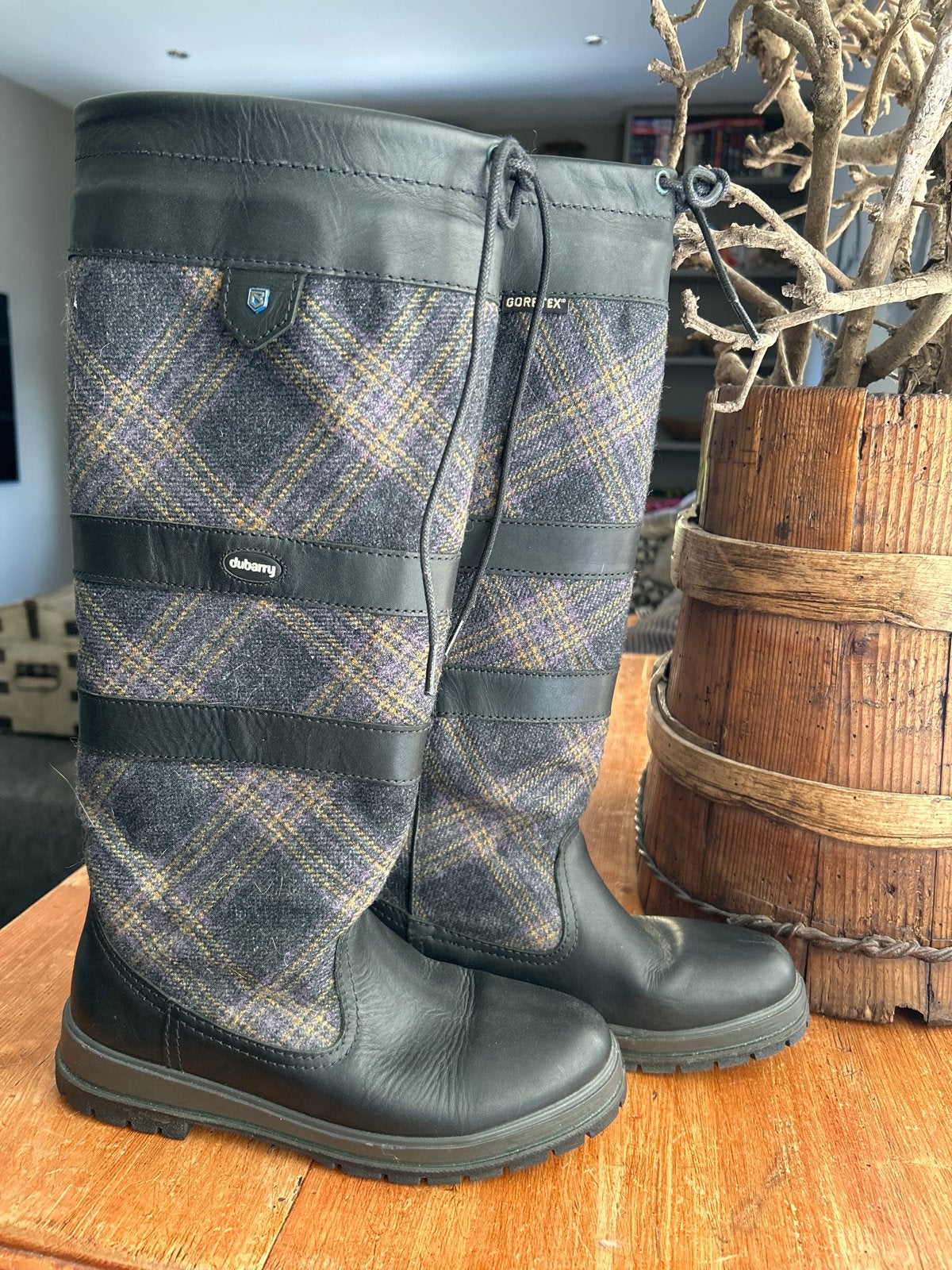 Zo goed als nieuwe Dubarry hoge laarzen - Maat 39.5, Ophalen of Verzenden, Zo goed als nieuw, Zwart, Hoge laarzen