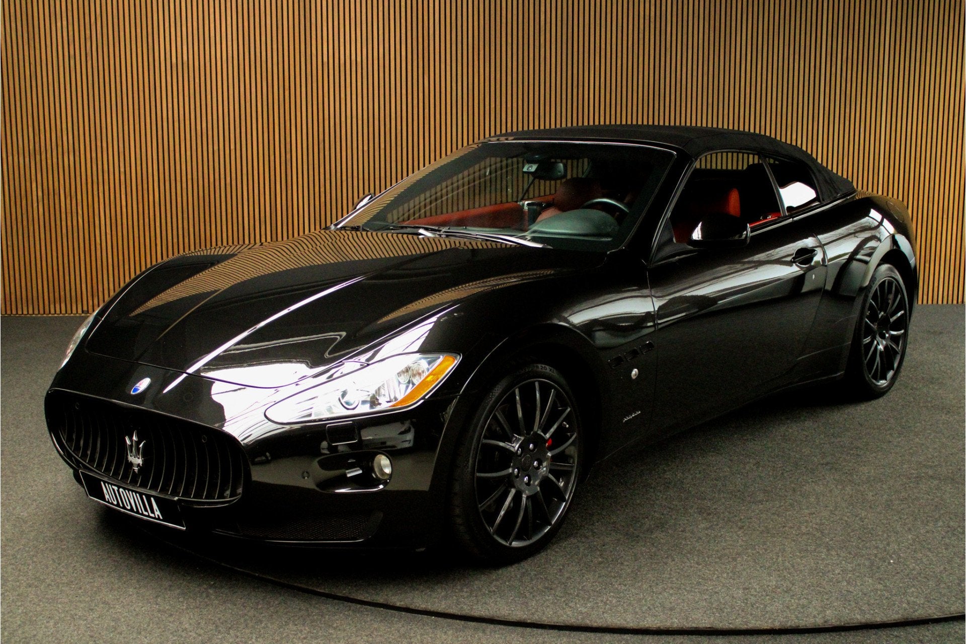 Maserati GranCabrio 4.7 Navi Leer Bose Stoelverwarm. Black P, Auto's, Maserati, Automaat, Dealer onderhouden, Achterwielaandrijving
