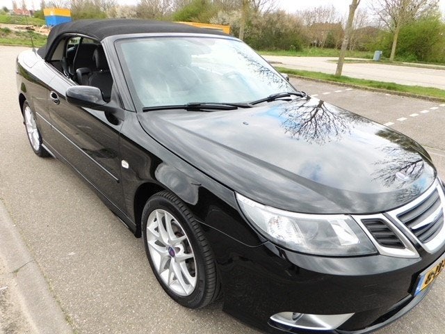 Saab 9-3 1.8 T Vector TX Cabrio 2009 Zwart, 1998 cc, Zwart, 4 cilinders, Cabriolet