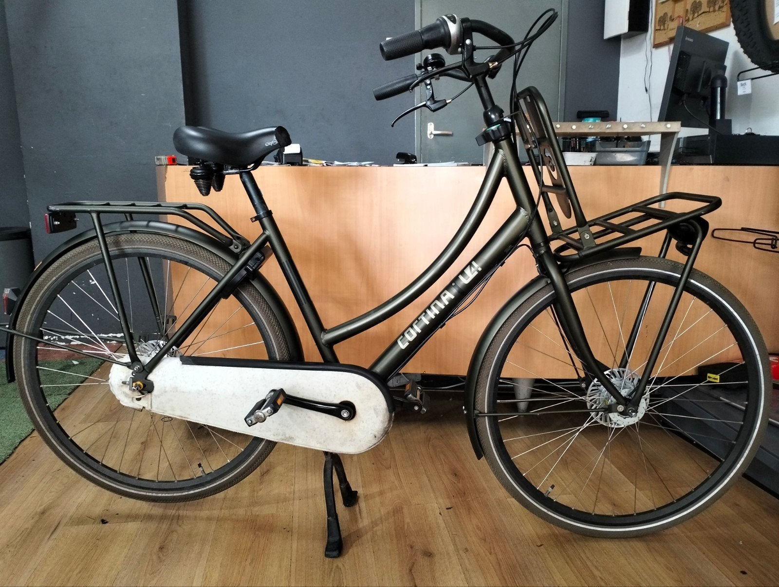 Cortina U4 Transportfiets, Versnellingen, Zo goed als nieuw, 50 tot 53 cm, Trommelrem