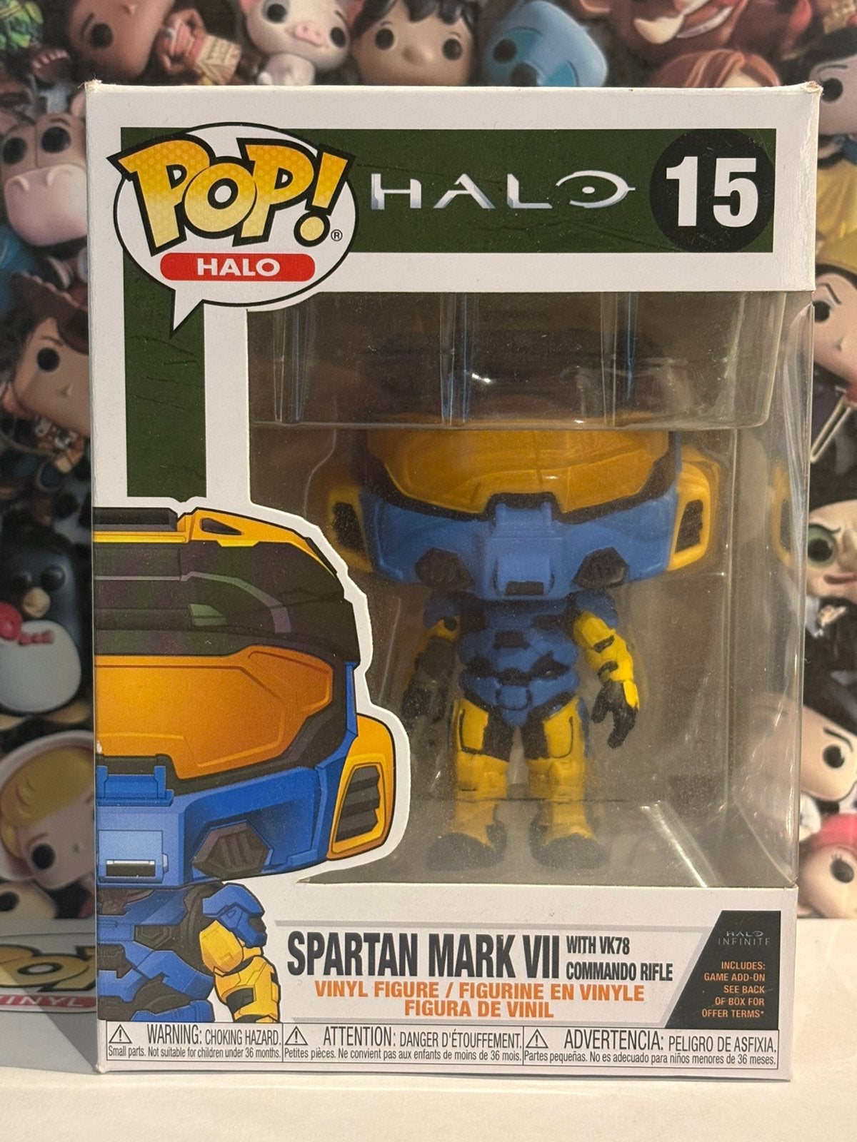 Funko pop Spartan Mark VII 15 Halo Games, Ophalen of Verzenden, Zo goed als nieuw