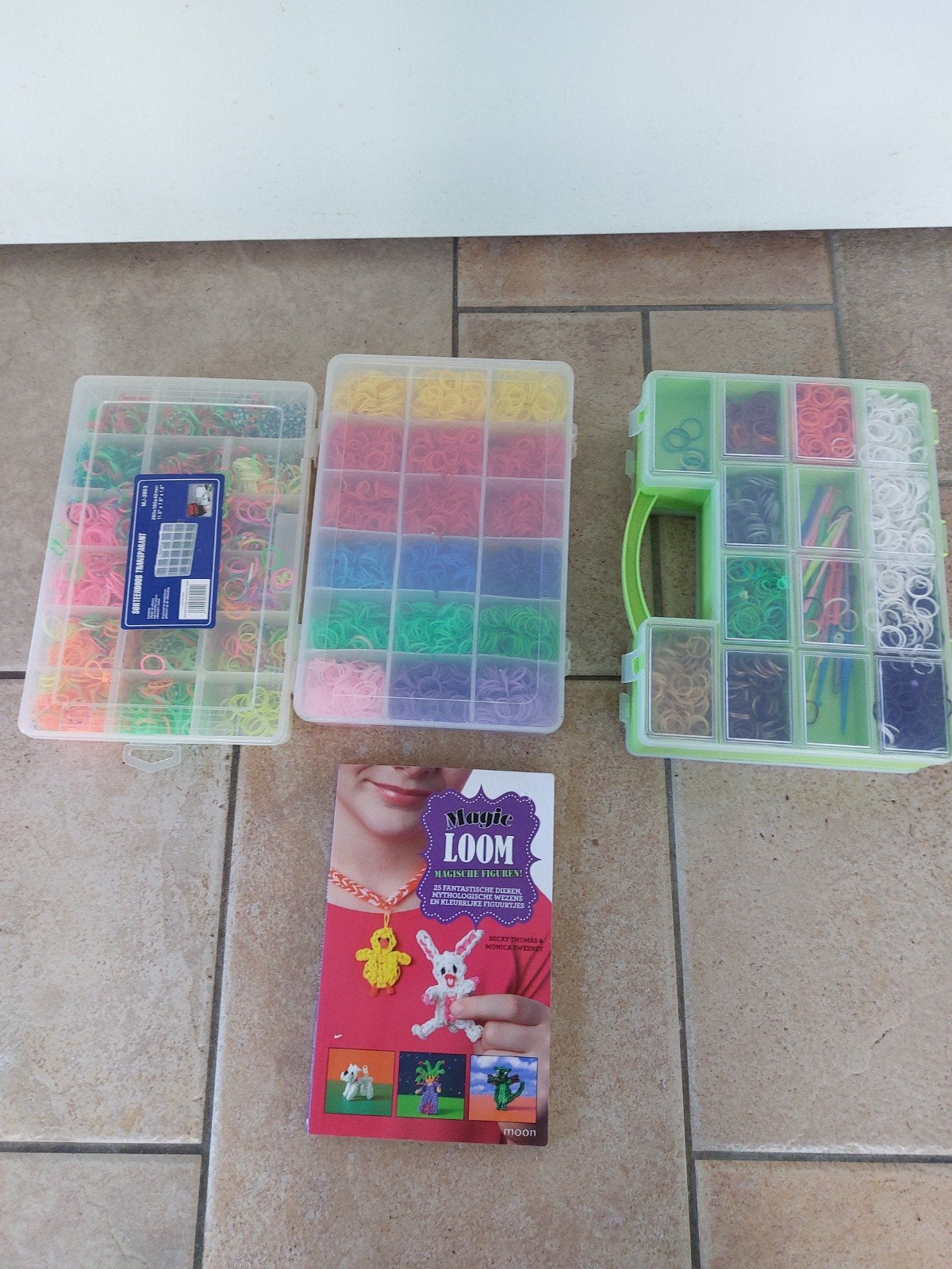 Grote set Loom bands met opbergdozen en boekje, Ophalen, Overige typen