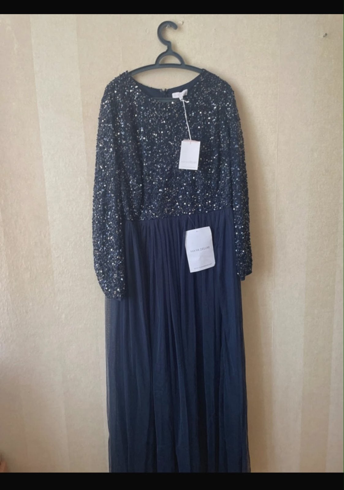 Nieuwe Maya Deluxe Galajurk, Blauw, Maat 46/48 (XL) of groter, Nieuw, Ophalen of Verzenden
