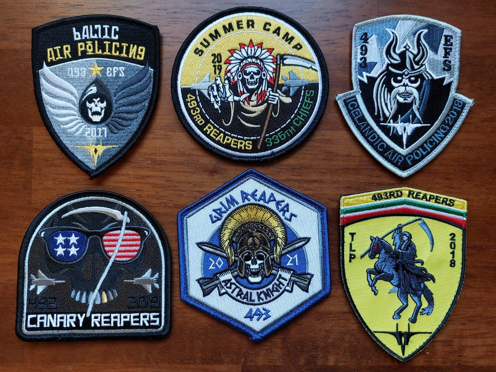 493 FS patches 15€ per stuk, Verzenden, Zo goed als nieuw, Patch, Badge of Embleem