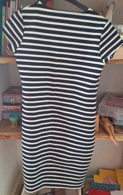 Prénatal zwangerschapsjurk maat L gestreept, Kleding | Dames, Positiekleding, Ophalen, Prénatal, Maat 42/44 (L), Gedragen