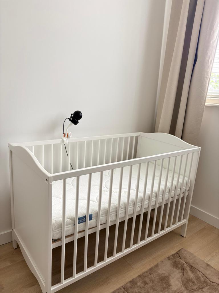 Ikea smagora ledikant incl matras, Ophalen, Zo goed als nieuw, Ledikant