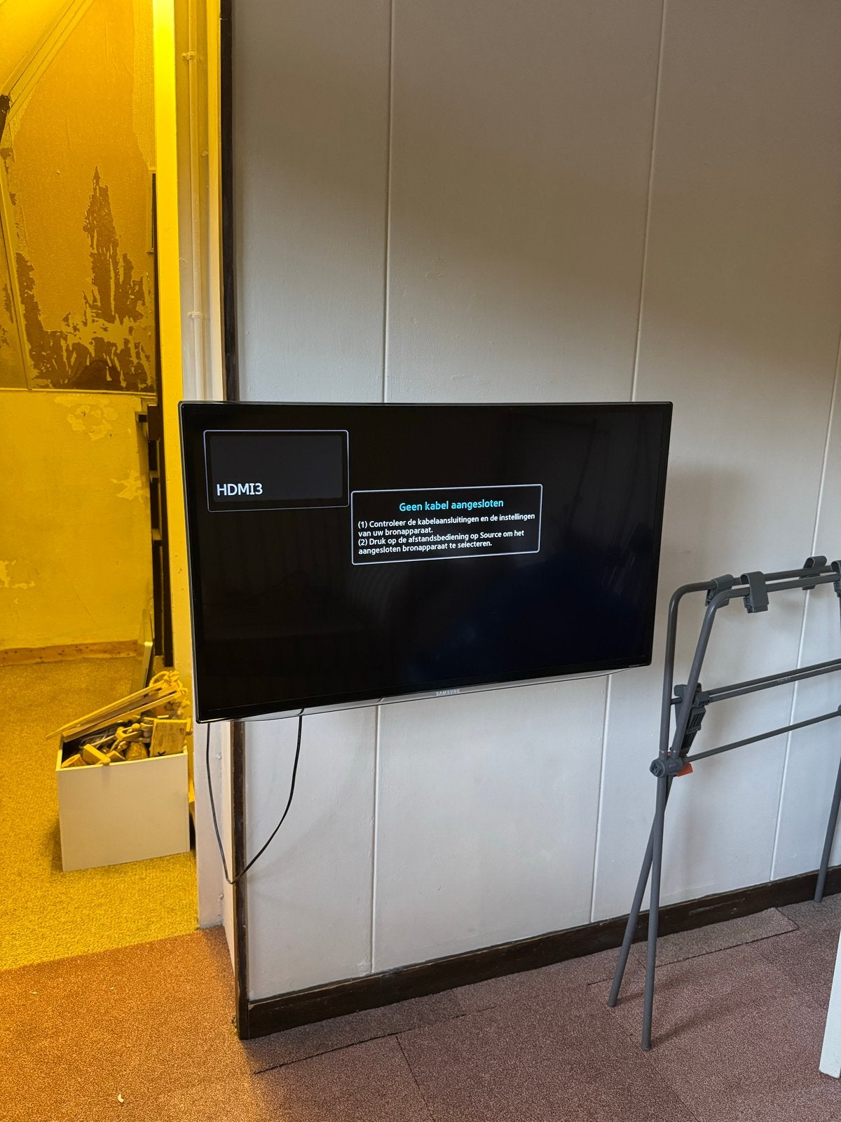 Samsung Smart TV 42 inch met muurbeugel (afstandsbediening o, Ophalen, Gebruikt, 50 Hz, Samsung