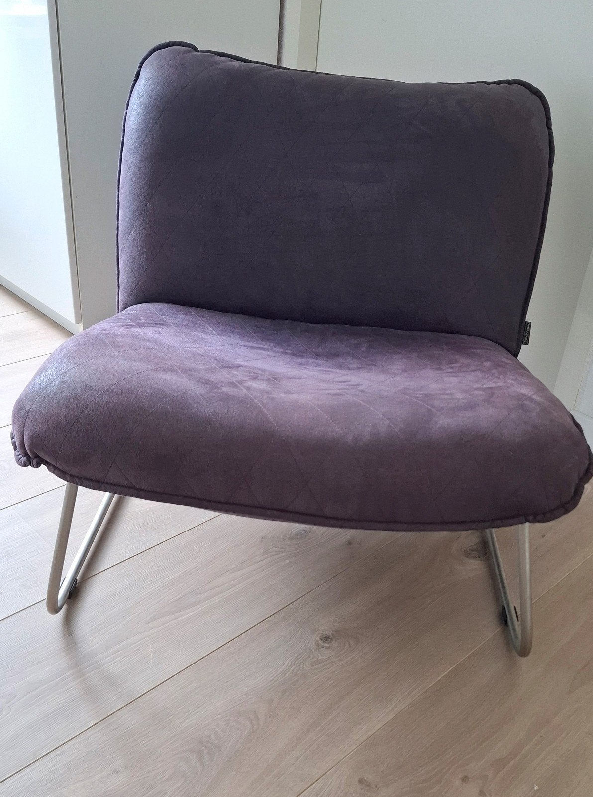 Trendhopper fauteuil, blauw, Overige kleuren, Ophalen of Verzenden, Zo goed als nieuw, Metaal