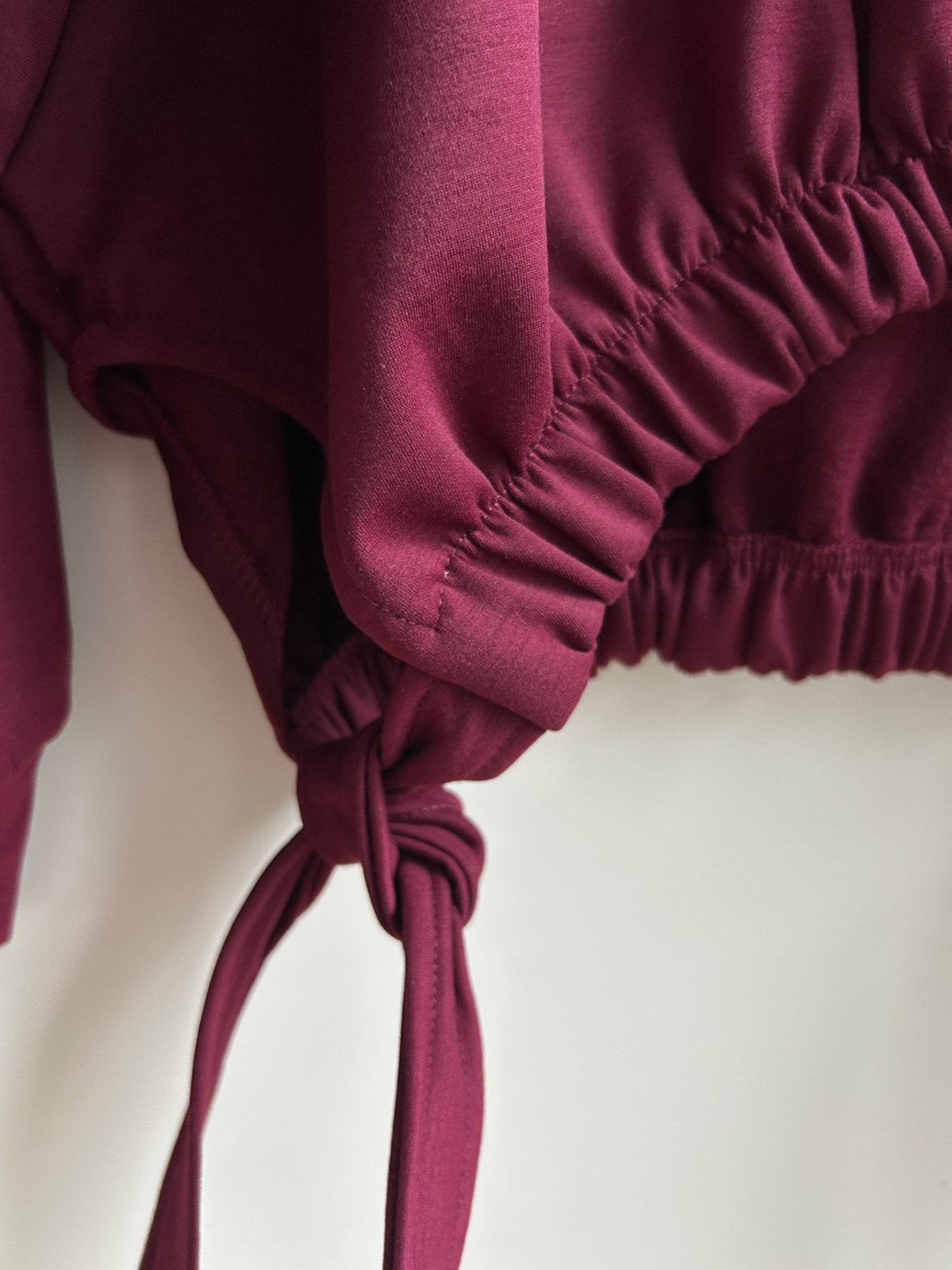 GARCONNE sweater bordeaux met elastiek door zoom mt TU, -, Parijs, Nieuw, Garconne