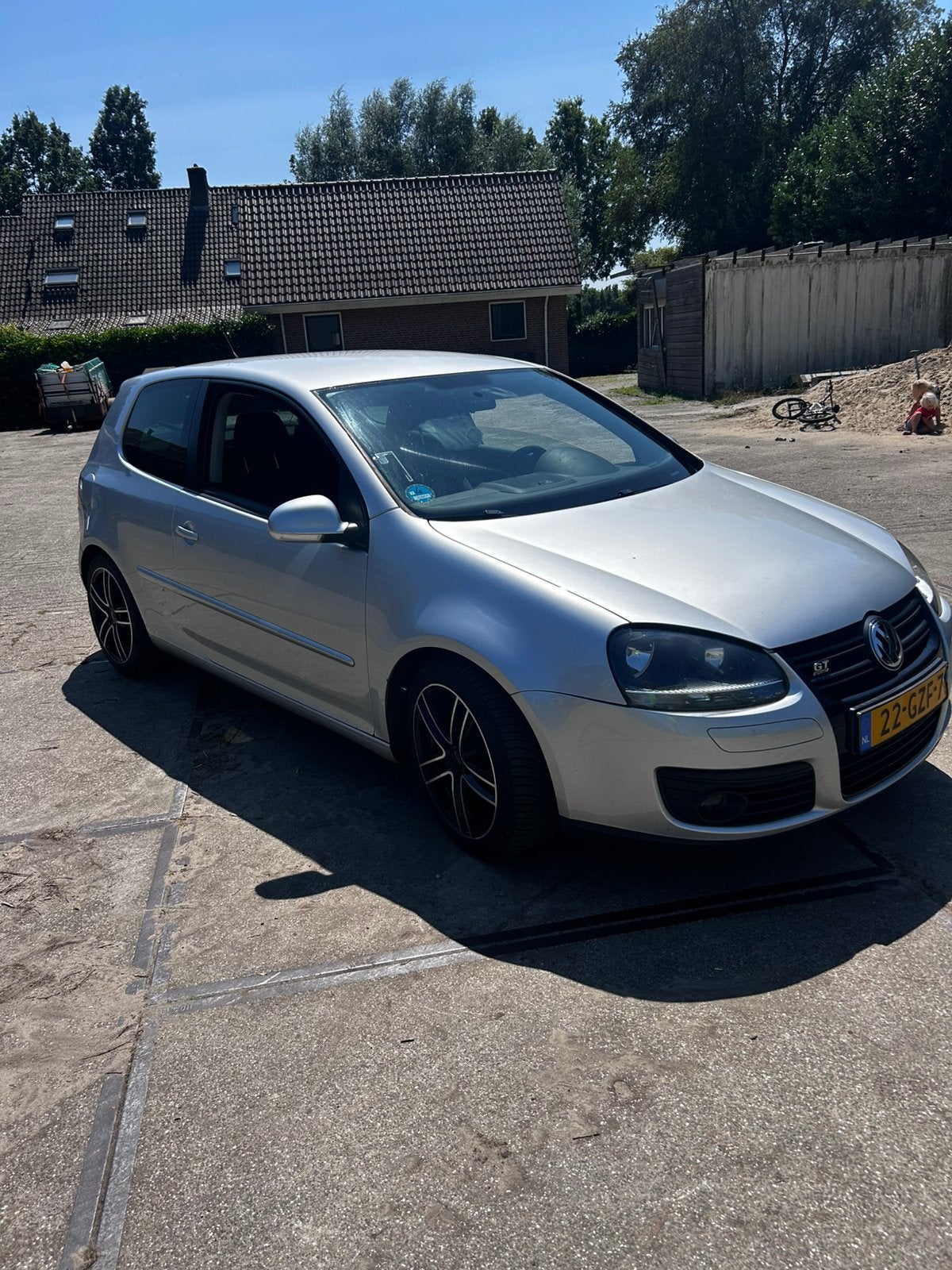 Volkswagen Golf  GTi 2008 Grijs, Auto's, Voorwielaandrijving, 4 cilinders, 122 pk, Origineel Nederlands