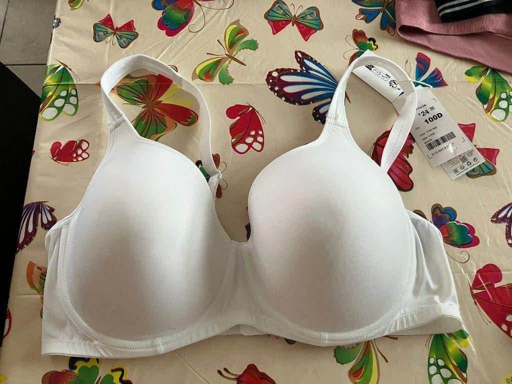 Nieuwe Witte Bh - Maat 100D, Ophalen of Verzenden, Wit, BH