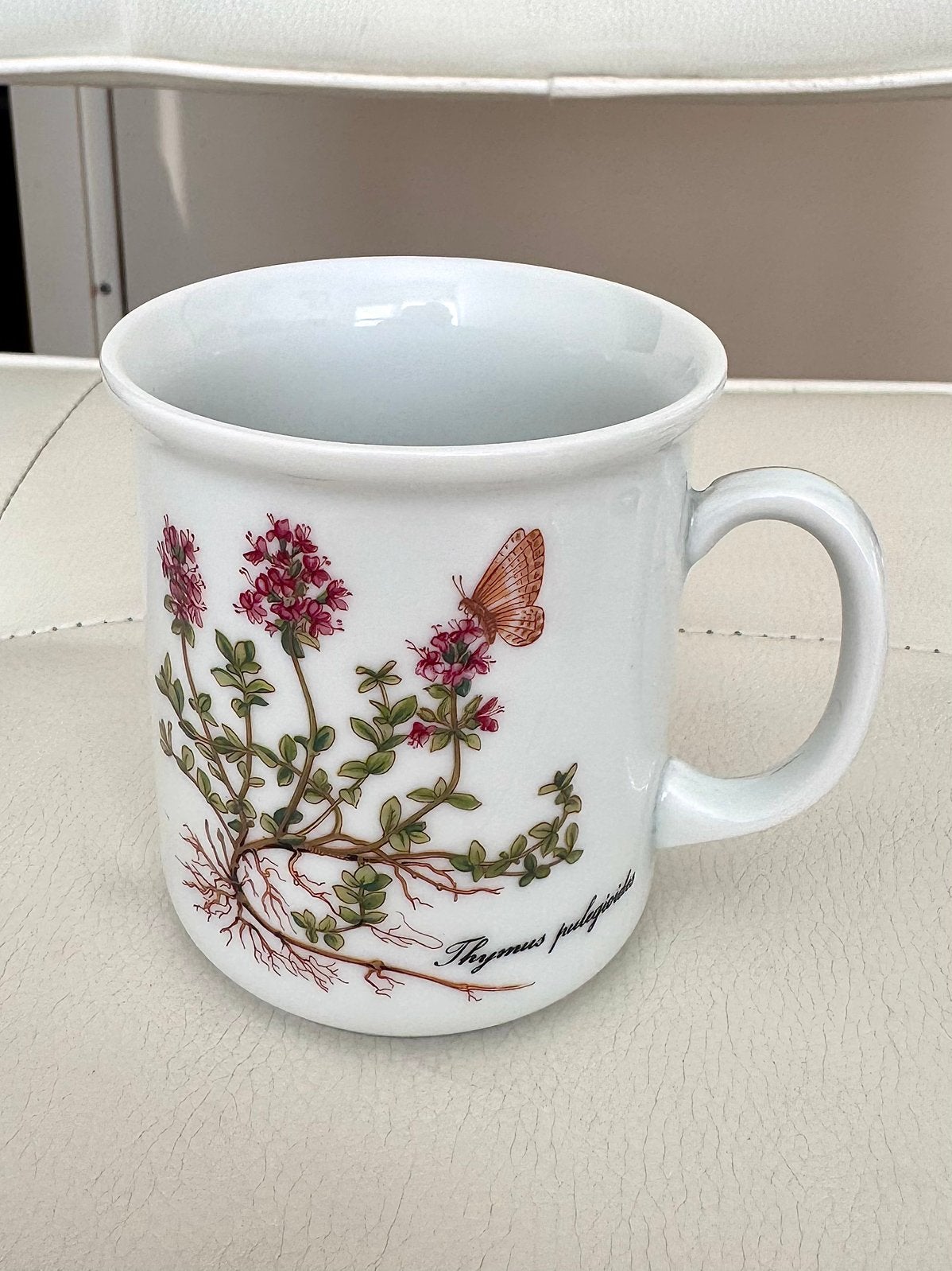 Vintage Kronester Bavaria botanische mok – Tijm (Thymus), Ophalen of Verzenden
