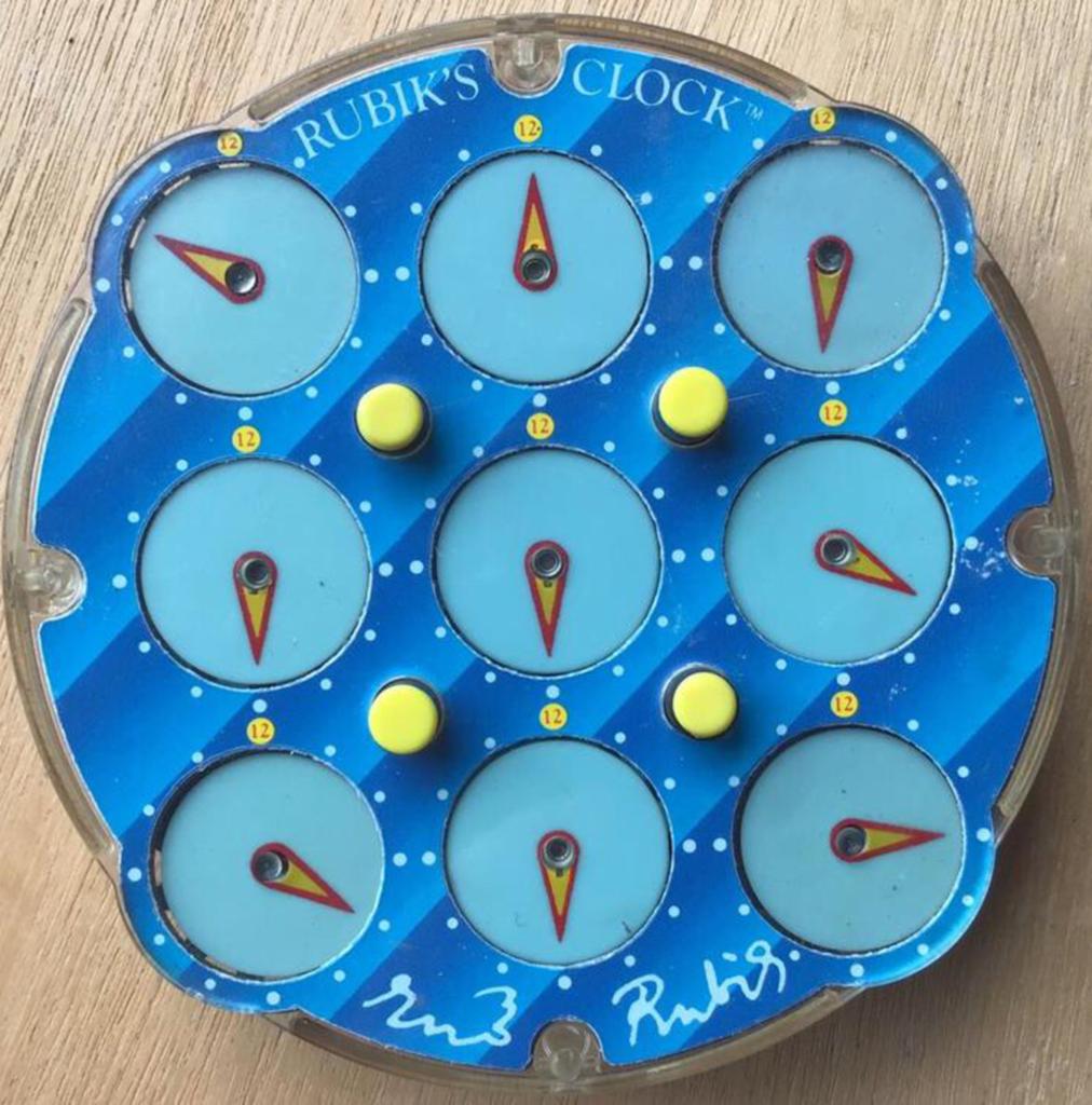 Rubik’s Clock puzzel - vanaf 5 jaar - ZGAN, Ophalen of Verzenden, Minder dan 500 stukjes, Zo goed als nieuw, Rubik's of 3D-puzzel