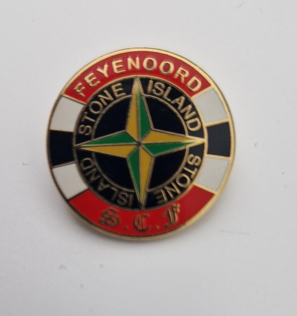 Feyenoord Stone Island Pin Speldje, Ophalen of Verzenden