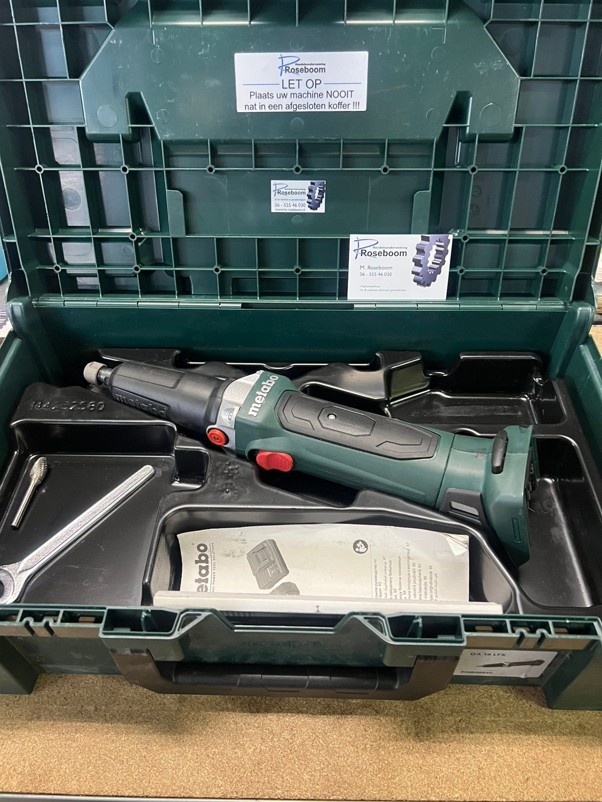 Metabo rechte accu slijper overjarig nieuw type GA 18 LTX, Www.metabo.com, Overige typen, Nieuw, Ophalen of Verzenden