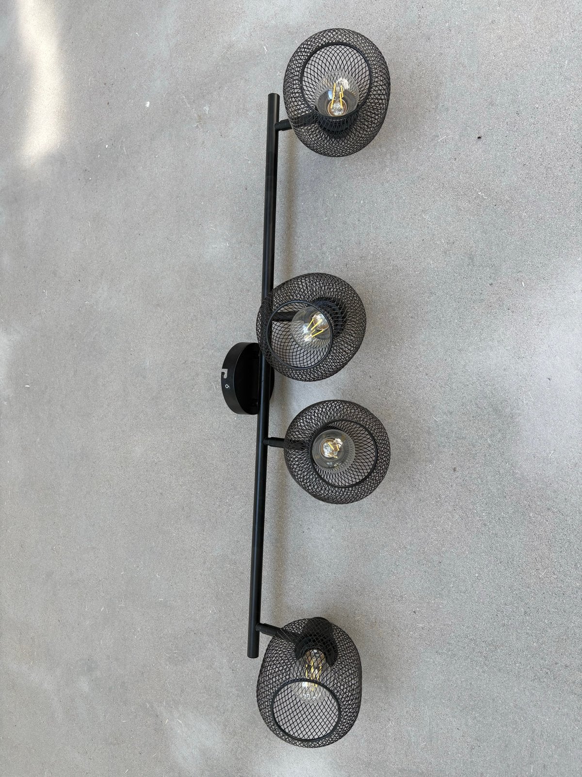Qazqa Spotlamp Type 104482 - 4-spots LED - 90cm breed, Ophalen, Zo goed als nieuw