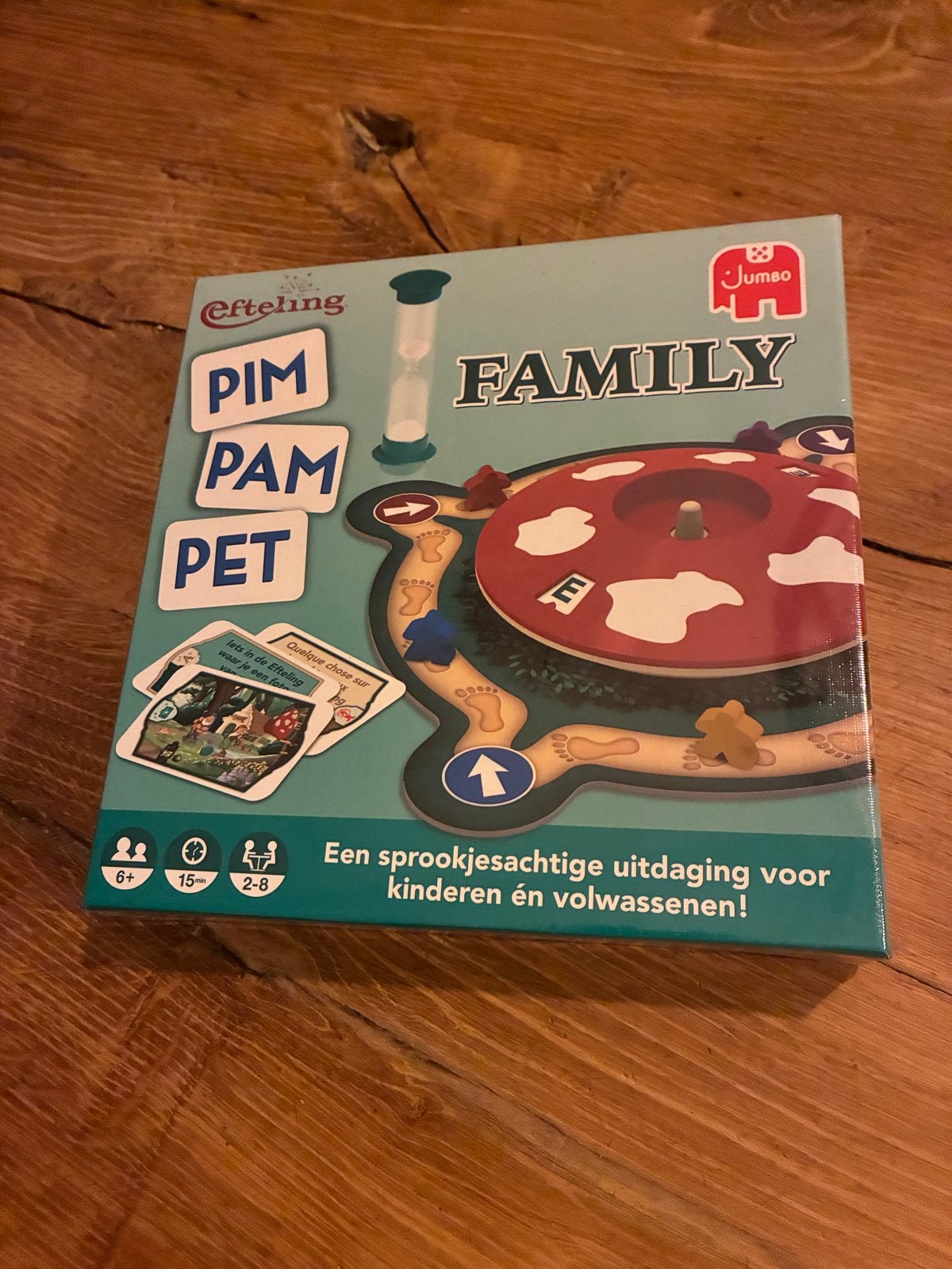 Efteling Pim Pam Pet Family Spel - Nieuw in plastic, Drie of vier spelers, Ophalen of Verzenden, Nieuw