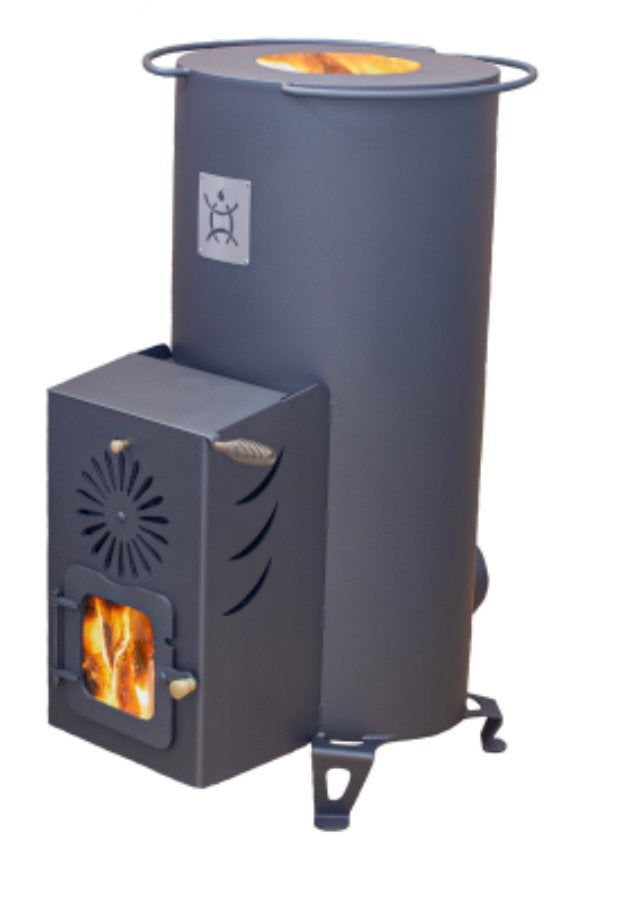 Rocket stove houtkachel tiny lll, Ophalen, Zo goed als nieuw, Hout, Houtkachel