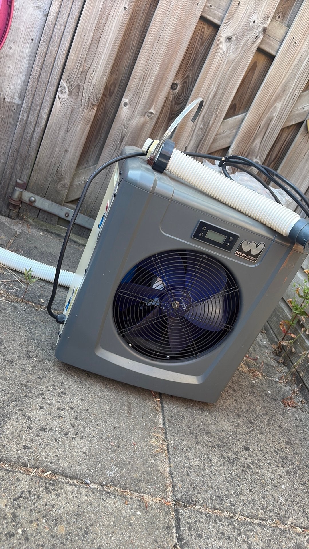 Warmtepomp zwembad, Ophalen, Gebruikt