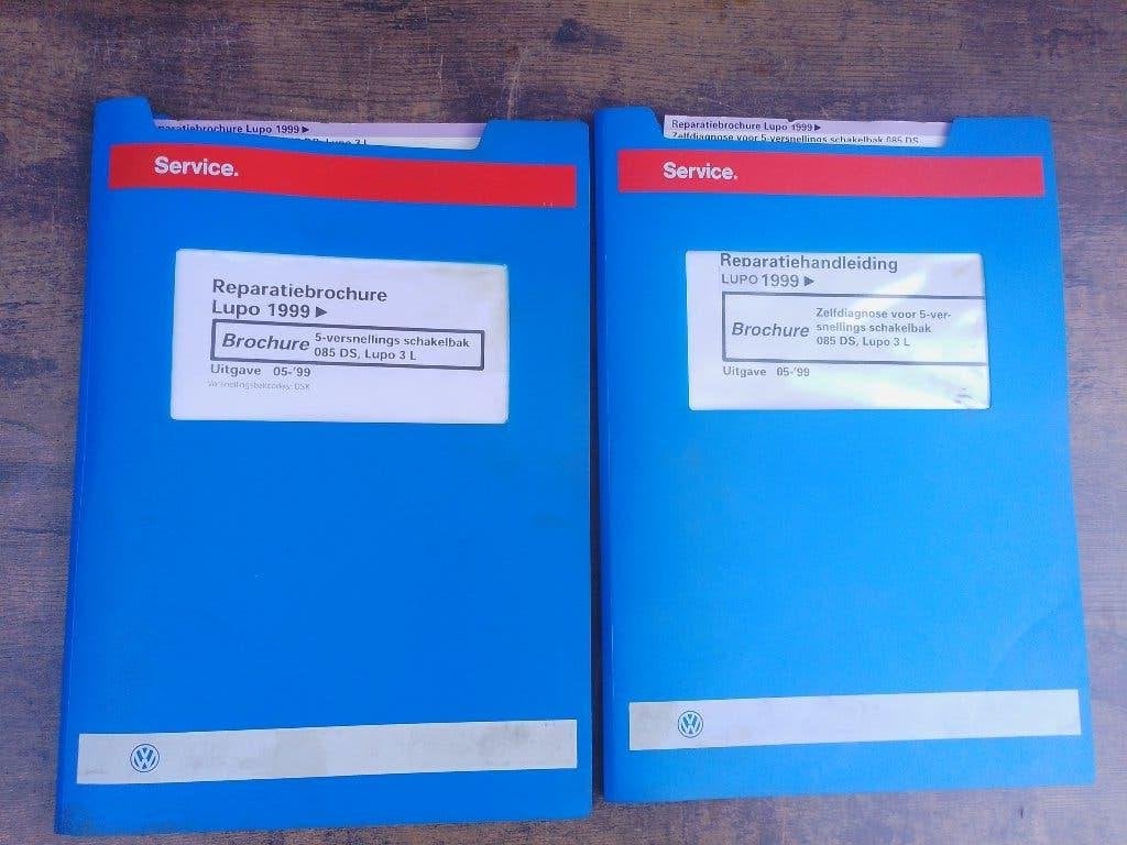 Vw Lupo 3L dealer werkplaatsboeken versnellingsbak 085 DS, Boeken, Ophalen of Verzenden, Gelezen, Volkswagen