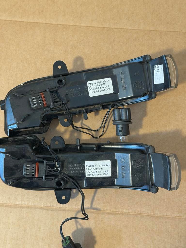 Knipperlichten zijspiegels Mercedes-Benz E-Klasse W211, Auto-onderdelen, Ophalen of Verzenden, Gebruikt, Mercedes-Benz