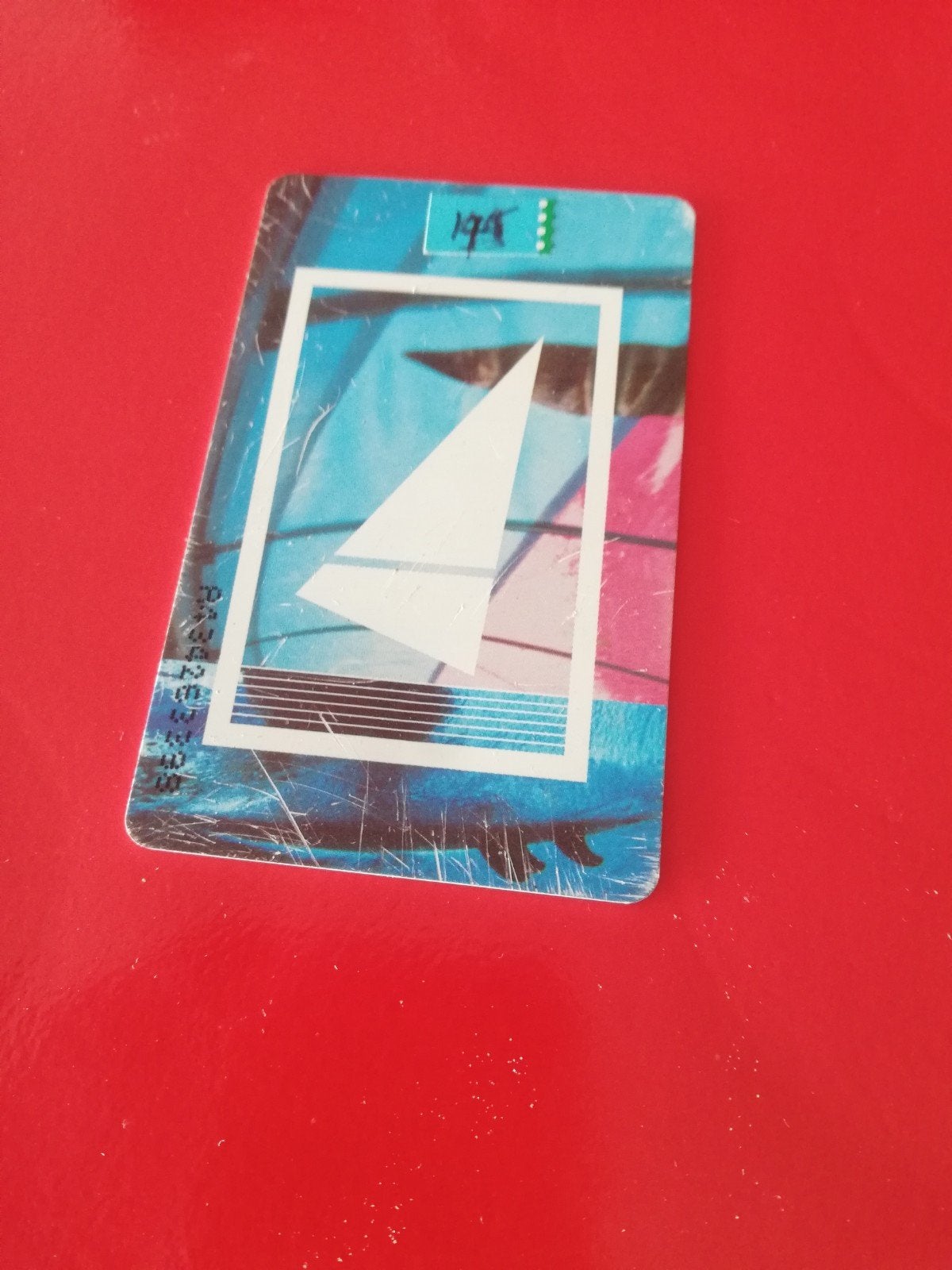 Telefoonkaart met zeilboot, Verzenden