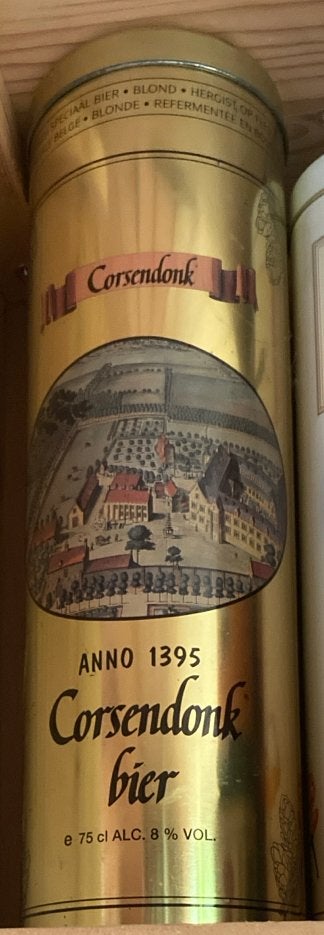 Vintage blik: Corsendonk bier, Ophalen of Verzenden, Gebruikt, Overige, Overige merken
