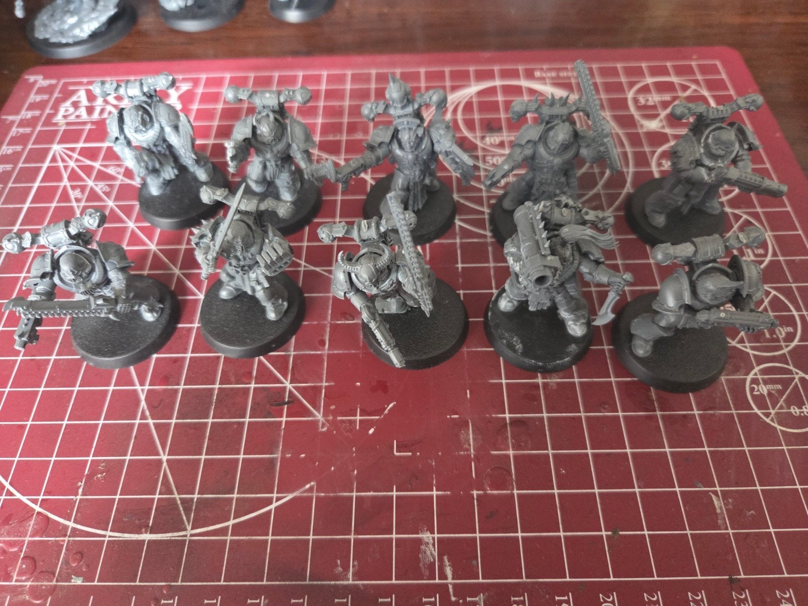 Chaos Marines (2), Hobby en Vrije tijd, Wargaming, Ophalen of Verzenden, Zo goed als nieuw, Warhammer
