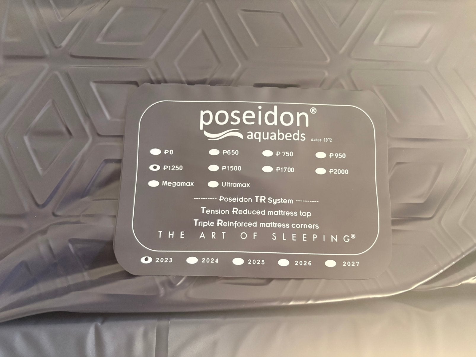 Poseidon waterbed 200 x 220 duo systeem, Ophalen, Duo-systeem, Tweepersoons, Zo goed als nieuw