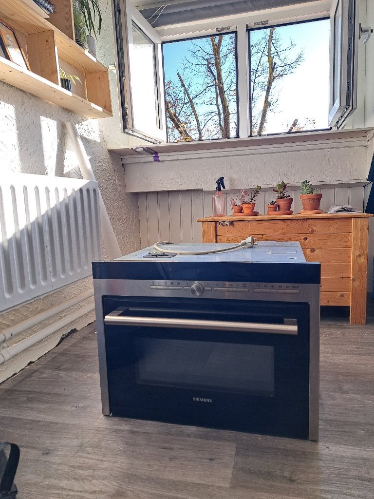 LUXE SIEMENS COMBI OVEN MAGNETRON ​, Ophalen, 45 tot 50 cm, Gebruikt, Siemens