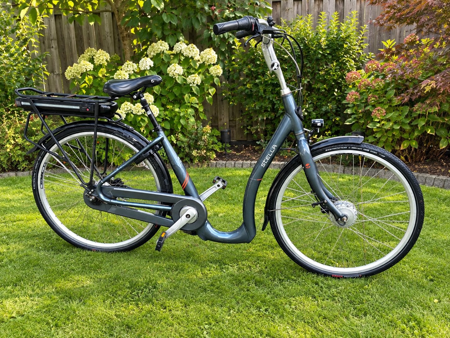 Stella nantes electrische fiets, Zo goed als nieuw, 47 tot 51 cm, 50 km per accu of meer, Ophalen